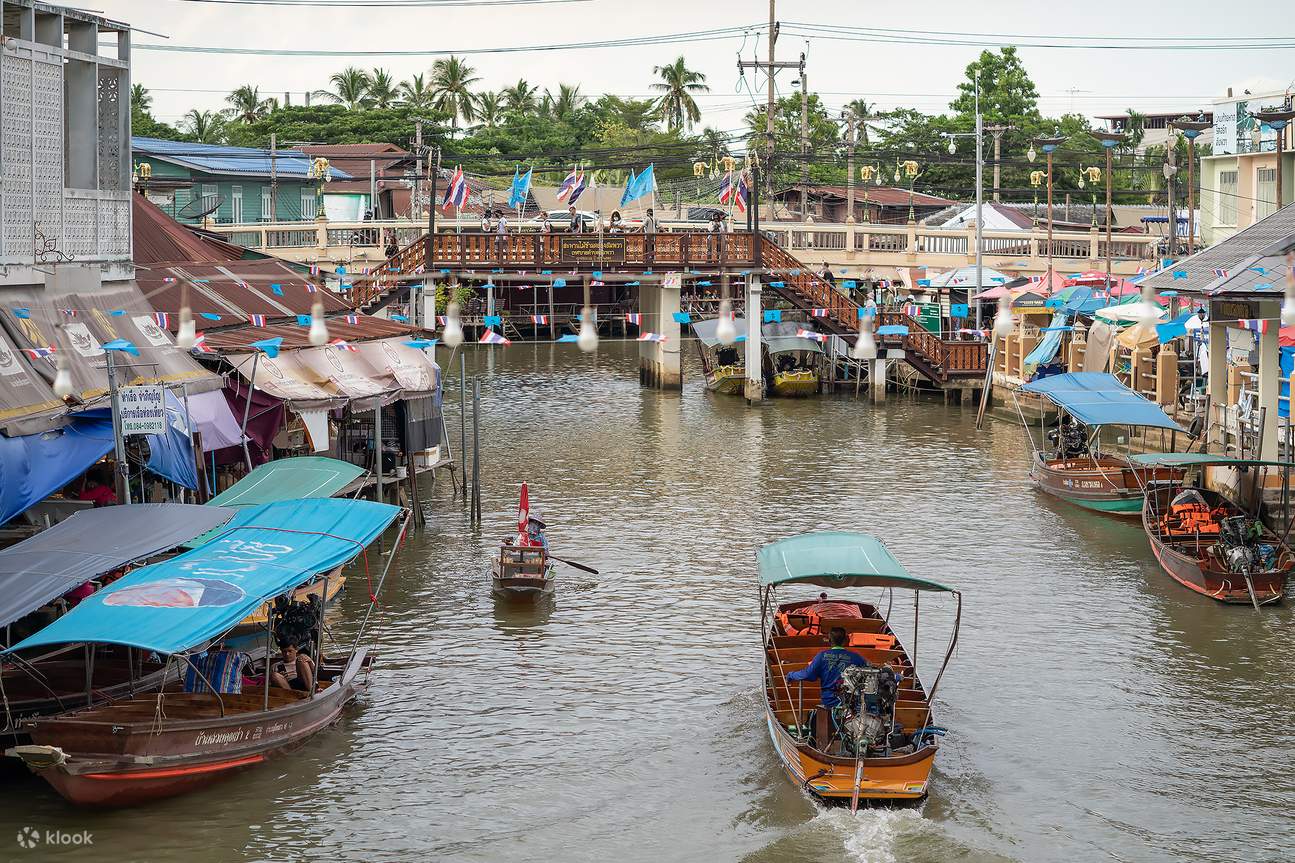 klook bangkok floating market tour